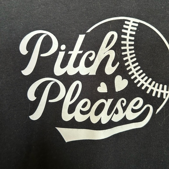 NWOT custom made pitch please softball shirt size medium ladies - Picture 2 of 6
